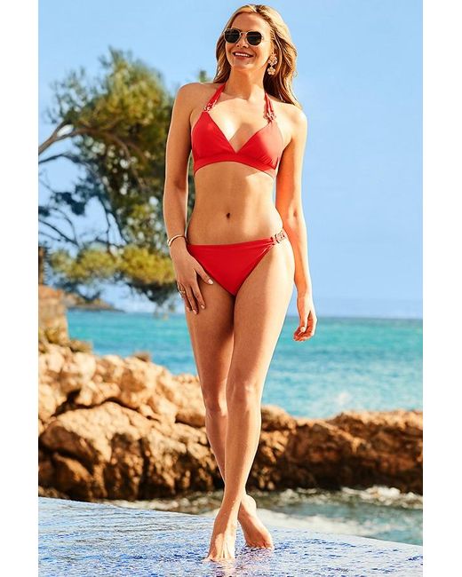 Sosandar Orange Summer Sculpting Bikini Bottoms