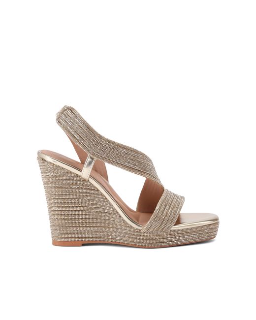 Carvela Kurt Geiger Brown Gala Wedge Jewel 110 Heels