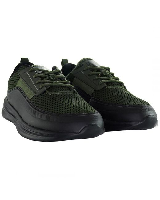 Henleys Black Silva Khaki/ Running Shoes for men