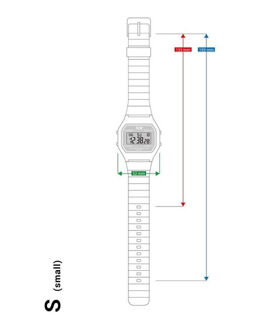 Ice-watch White Ice Watch Ice Digit Retro