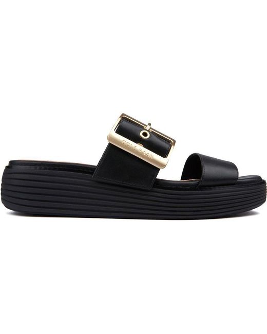 Cole Haan Black Originalgrand Platform Sandals