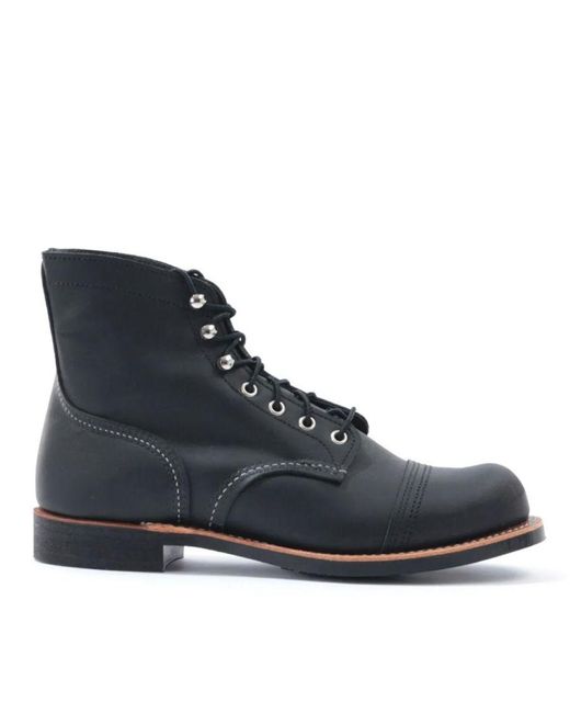Red Wing Black 8084 Iron Ranger Boots for men