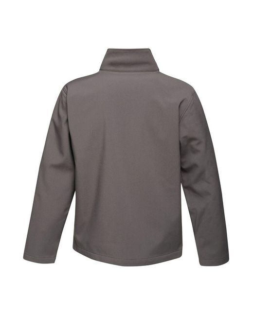 Regatta Gray Standout Ablaze Printable Softshell Jacket (Seal/ for men