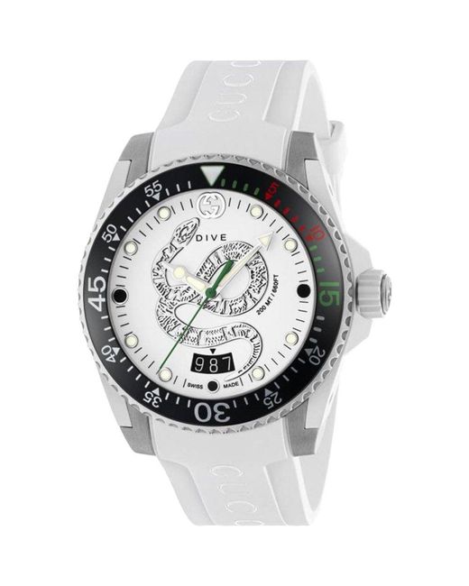 Gucci Metallic Ya136329 Dive Dial Watch for men