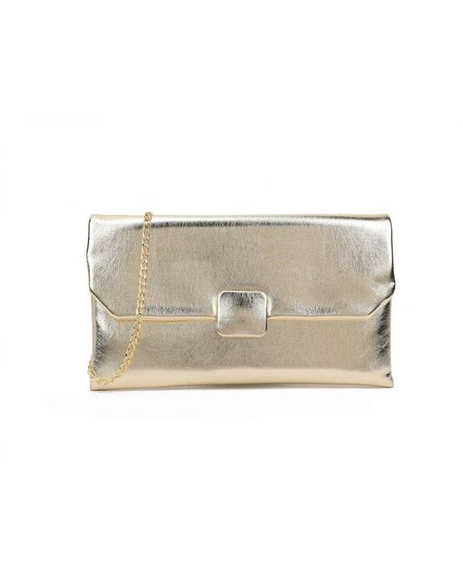 Where's That From Natural 'Deltaz' Clutch Bag