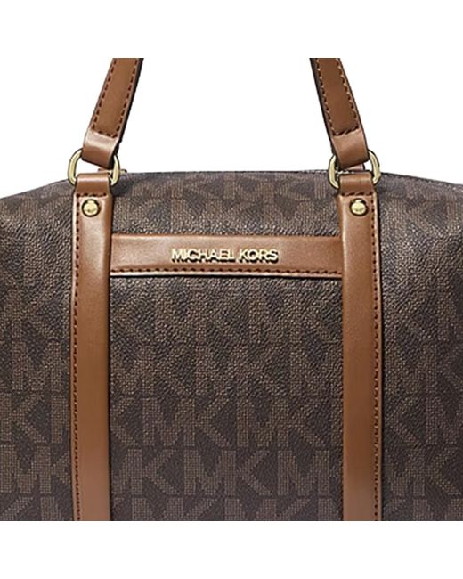 Michael Kors Brown Beck Satchel Bag With Removable Shoulder Strap 38H3Gkns1B