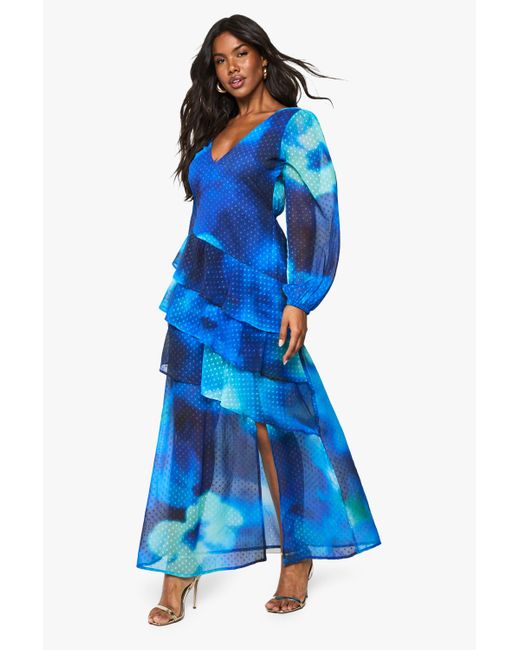 sachin and babi light blue dress Lily Chiffon Dress
