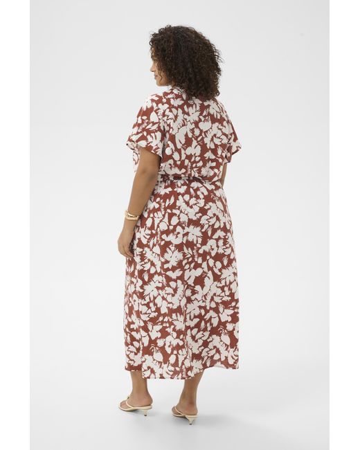 Kaffe Rok Kcevia Rok A-Shape in het White
