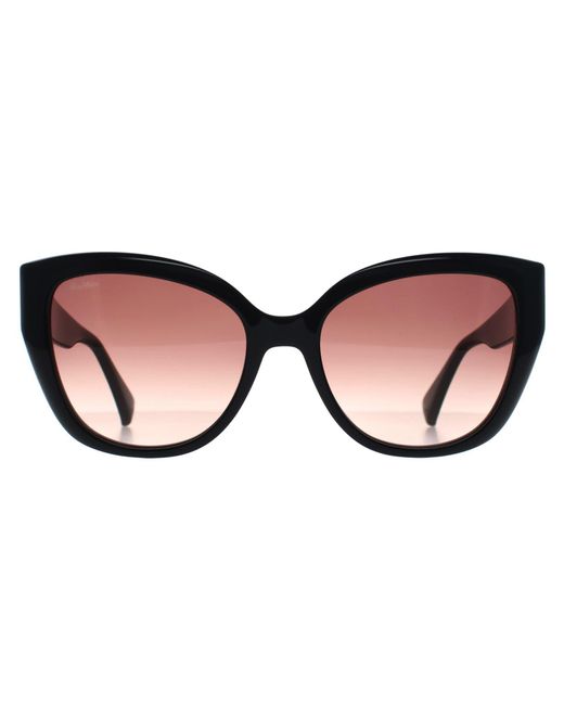 Max Mara Brown Cat Eye Shiny Smoke Gradient Mm0040 Logo 11