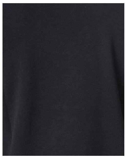 Barbour Black Essential Short Sleeve Polo for men