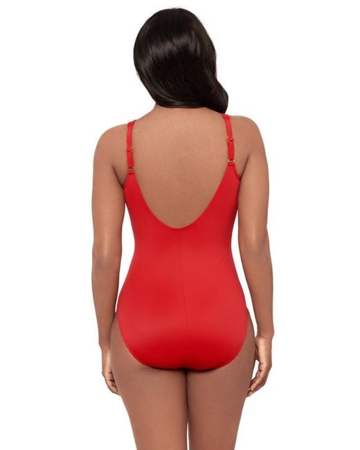 Miraclesuit Red 6516688 Must Have Oceanus Swimsuit