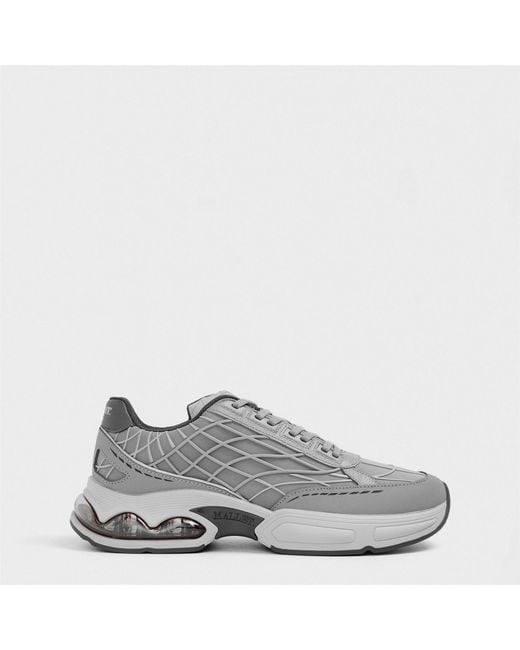 Mallet Gray Neptune Chunky Sole Trainers for men