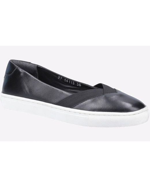 Hush Puppies Blue Tiffany Slip On Shoes Leather