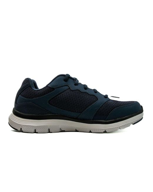 Skechers Blue Flex Advantage 4.0 Sports Shoe Textile for men