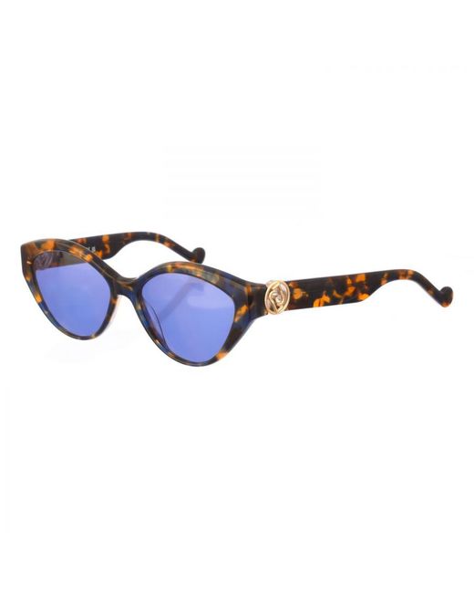 Liu Jo Blue Acetate Sunglasses With Oval Shape Lj767Sr