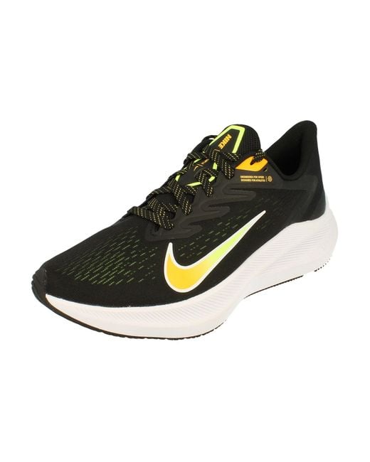 Nike Black Zoom Winflo 7 Trainers for men