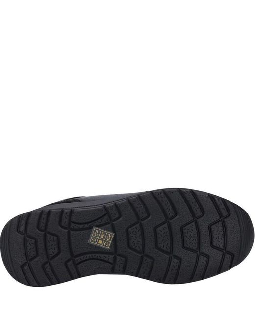 Hush Puppies Black Joseph Leather Trainers (Light) for men