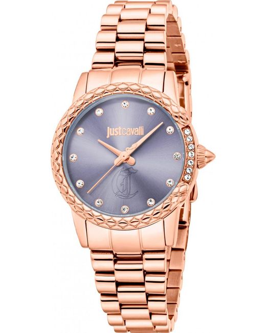 Just Cavalli Blue Jc1L310M0085 Ladies Animalier Fiorenza Snake Watch