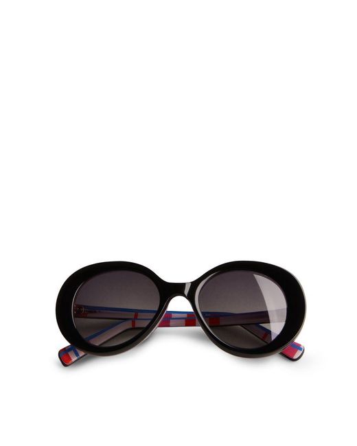 Ted Baker Black Sixties 1960'S Round Frame Sunglasses