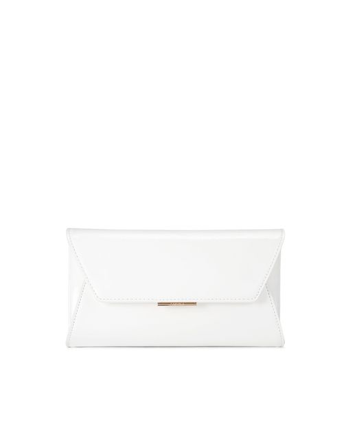 Carvela Kurt Geiger White Spirit Clutch Bag