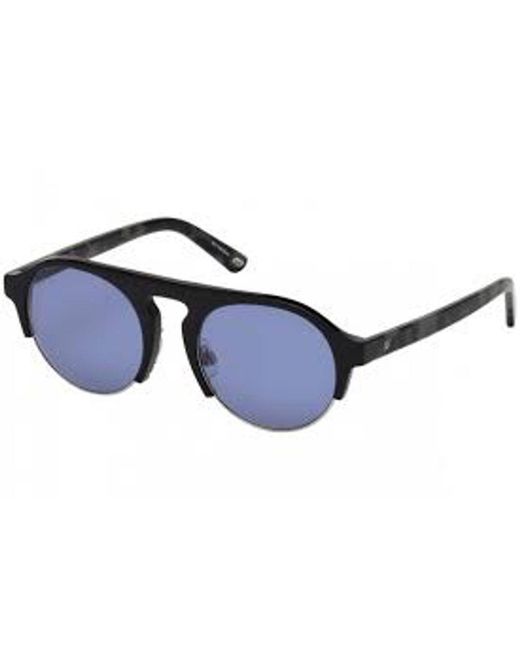 WEB EYEWEAR Blue Acetate Sunglasses for men