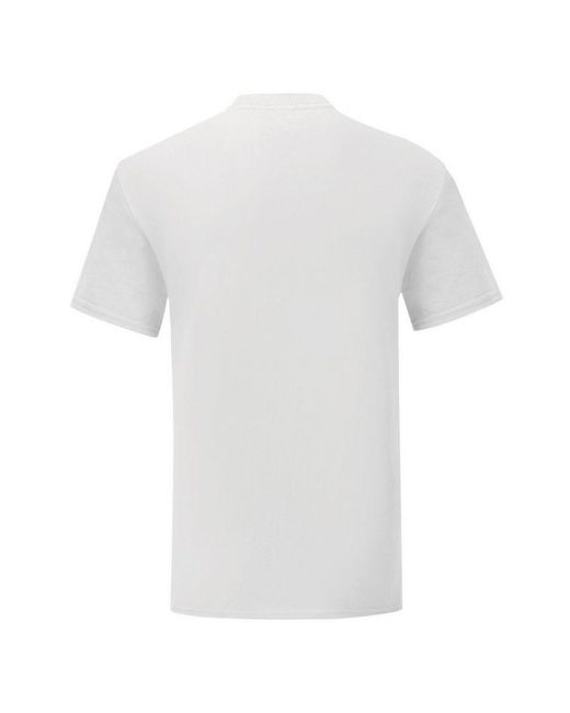 Fruit Of The Loom White Iconic 150 T-Shirt Cotton for men