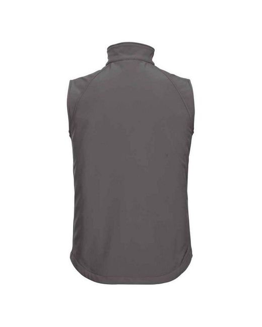 Russell Gray Softshell Gilet (Titanium) for men