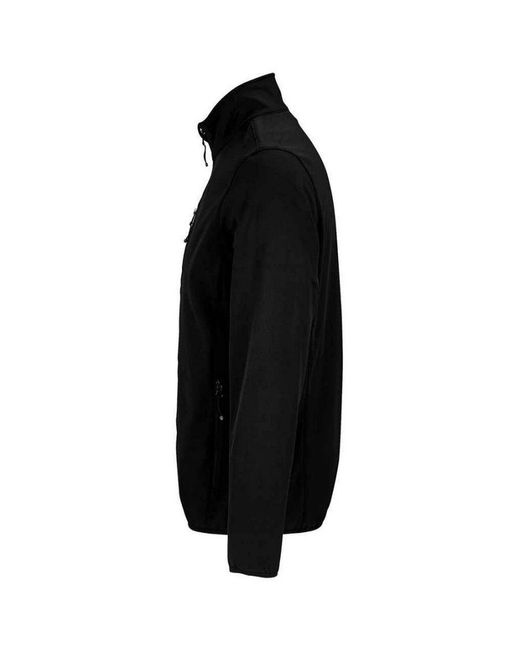 Sol's Black Falcon Recycled Soft Shell Jacket for men