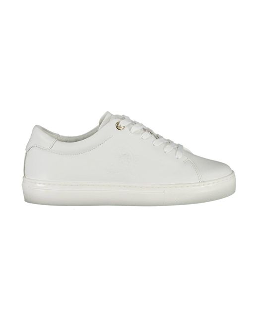 Tommy Hilfiger White Leather Sneaker
