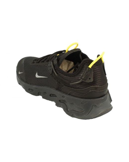Nike Black React Live S Running Trainers Do6707 Sneakers Shoes for men