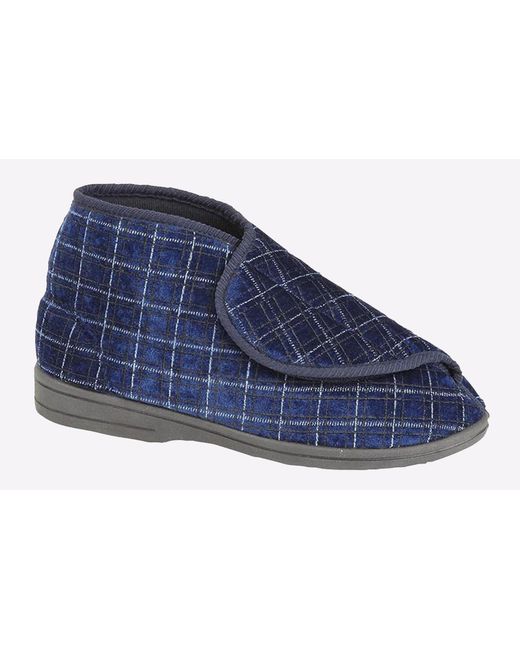 Zedzzz Blue Bertie Bootee Slippers for men
