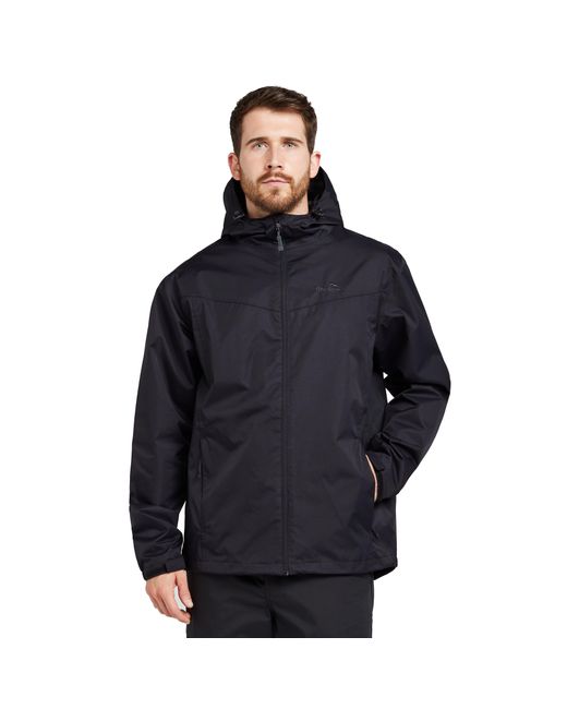 Peter Storm Blue Waterproof Jacket With A Fully Adjustable Hood, Hiking Raincoat for men