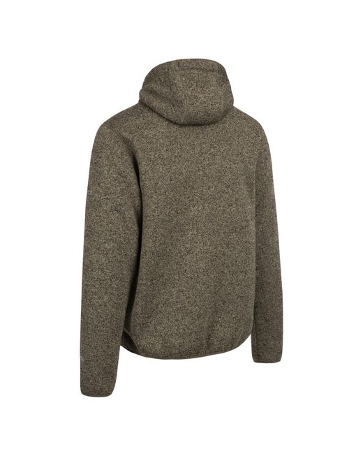 Trespass Green Tableypipe Fleece Jacket (Ivy Marl) for men