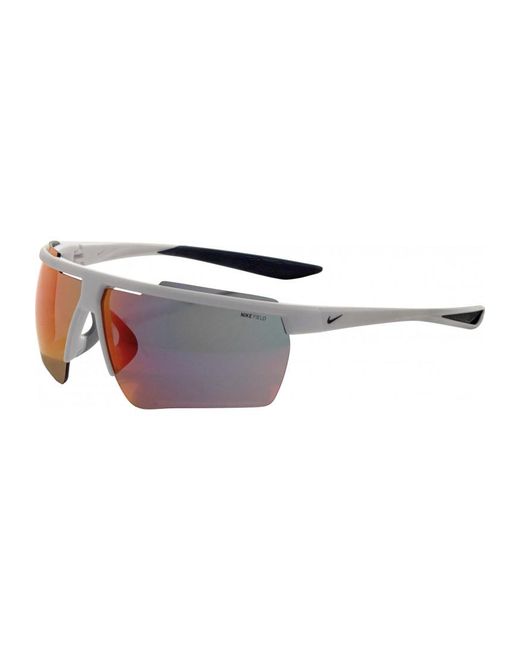 Nike White Cw1287 75 103 Windshield Sunglasses for men