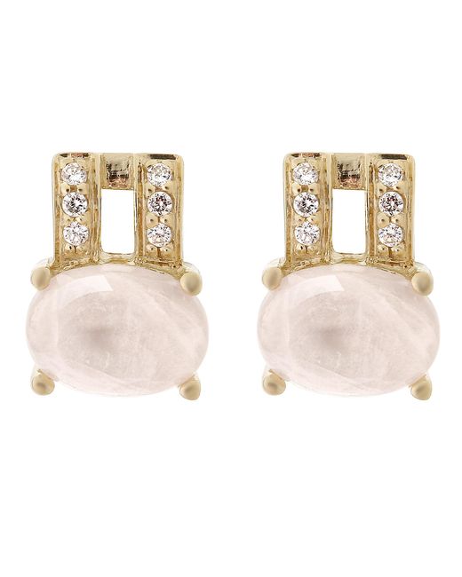 Orphelia Metallic 'Alena' 925 Sterling Stud Earrings