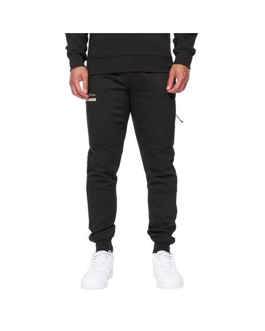Duck and Cover Heningys Joggingbroek (zwart) in het Black voor heren