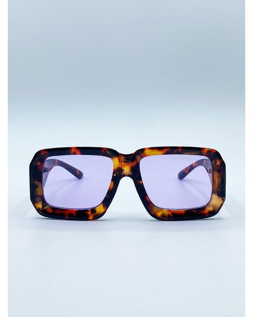 SVNX Blue Oversized Square Frame