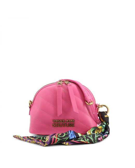 Versace Pink Removable Shoulder Strap Across-Body Bag