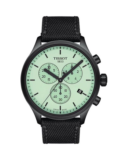 Tissot Green Chrono Xl Watch T1166173709100 Fabric for men