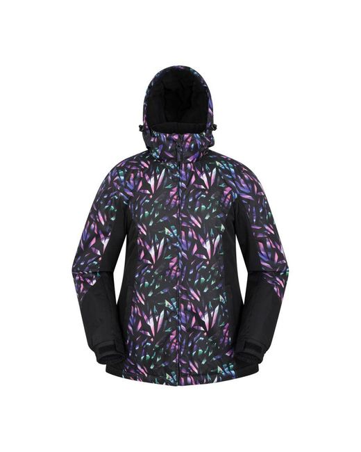 Mountain Warehouse Blue Ladies Dawn Ii Kaleidoscope Ski Jacket (/)