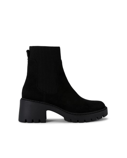 KG by Kurt Geiger Black Suedette Tess Boots