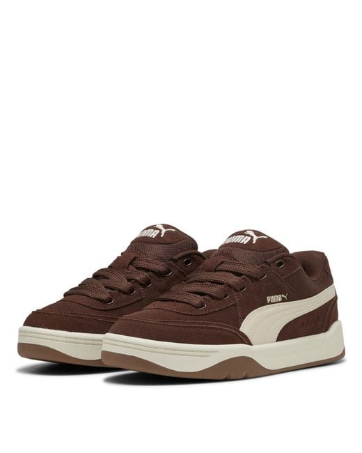 PUMA Brown Park Lifestyle Skate Low Top Trainers for men