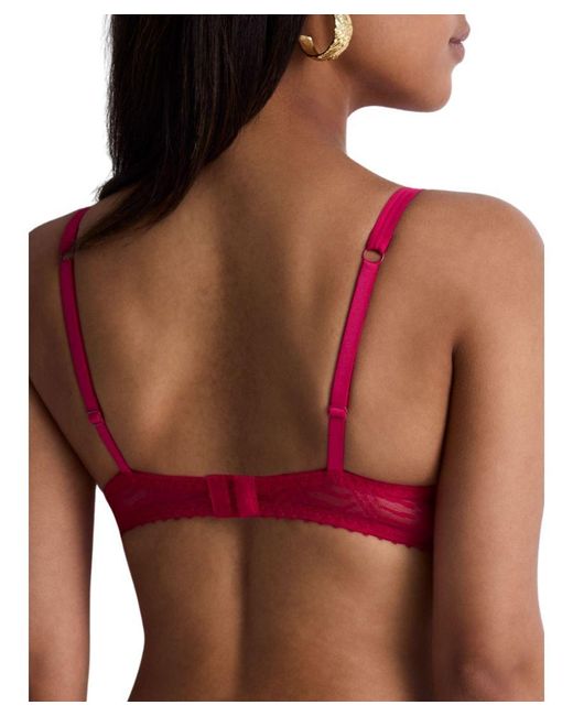 Aubade Vibes Triangle Plunge Embroidered Bra