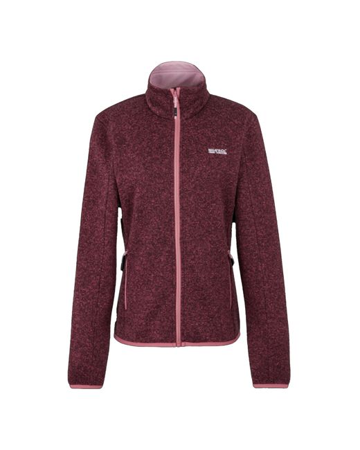 Regatta Purple Ladies Newhill Full Zip Fleece Jacket (Dusty)