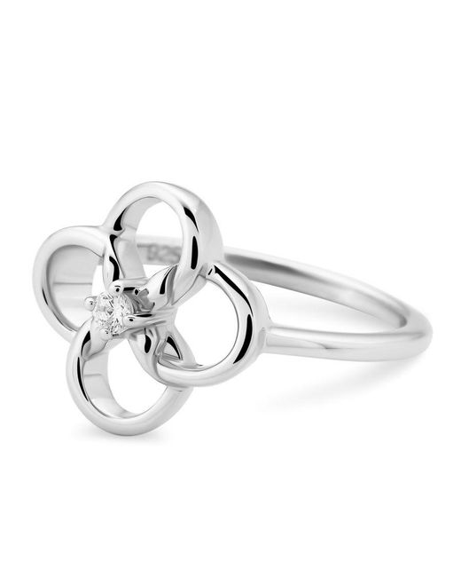 Orphelia White 925 Sterling Ring