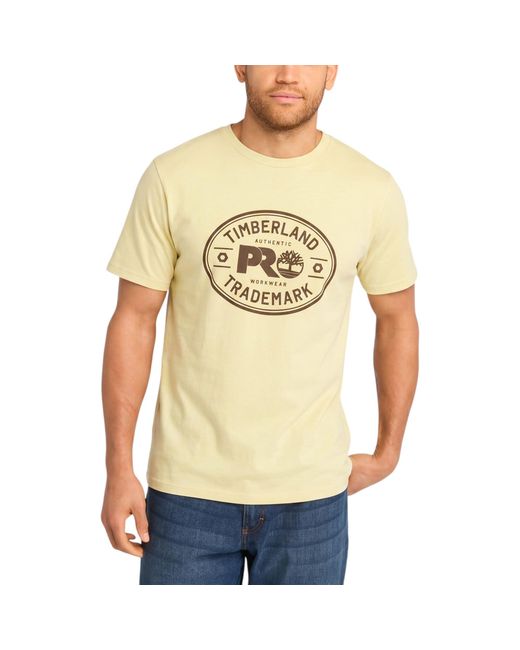 Timberland Natural Pro Trademark Classic Logo T Shirts Summer Crew Neck Top New for men