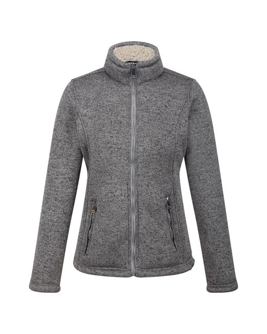 Regatta Gray Ladies Razia Ii Full Zip Fleece Jacket (Storm/Light Vanilla)