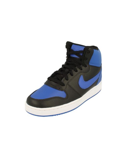 Nike Blue Ebernon Mid Trainers for men