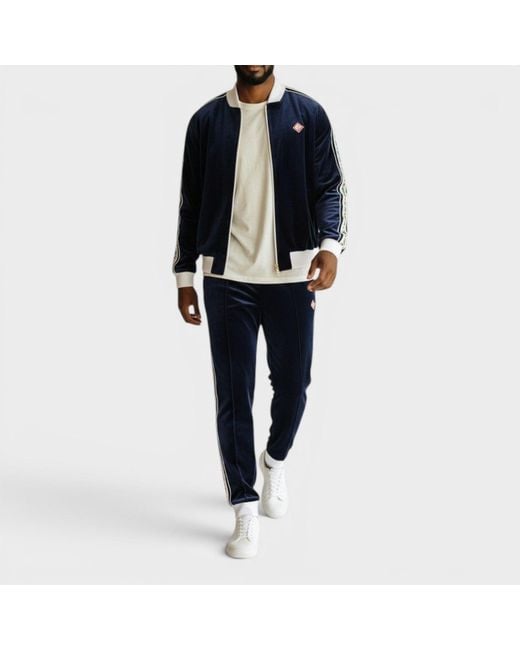 Casablanca Blue Laurel Track Top Jackets Fabric for men