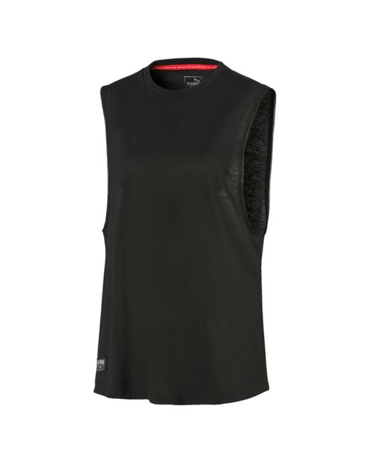PUMA X Adriana Lima Loose Fit Tank Top Black M